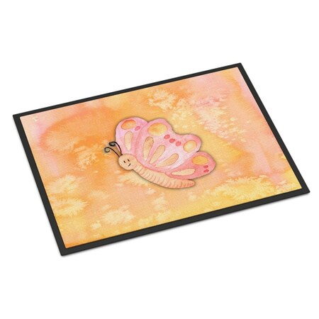 Carolines Treasures 24 x 36 in. Butterfly Watercolor Indoor or Outdoor Mat BB7384JMAT